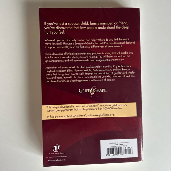 Grief Devotions Book 🩵 - Picture 2 of 3